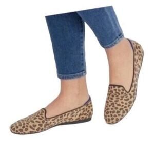 Women’s Rothy’s The Loafer in Retired Pattern Spotted Cheetah, size 6.5